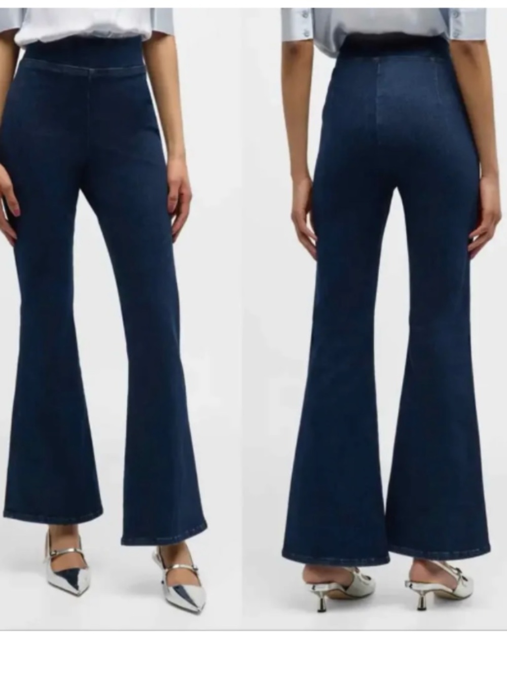 Frame The Jet Set Flare High Rise Jeans Dark Wash Jeans Fits Size 25-29